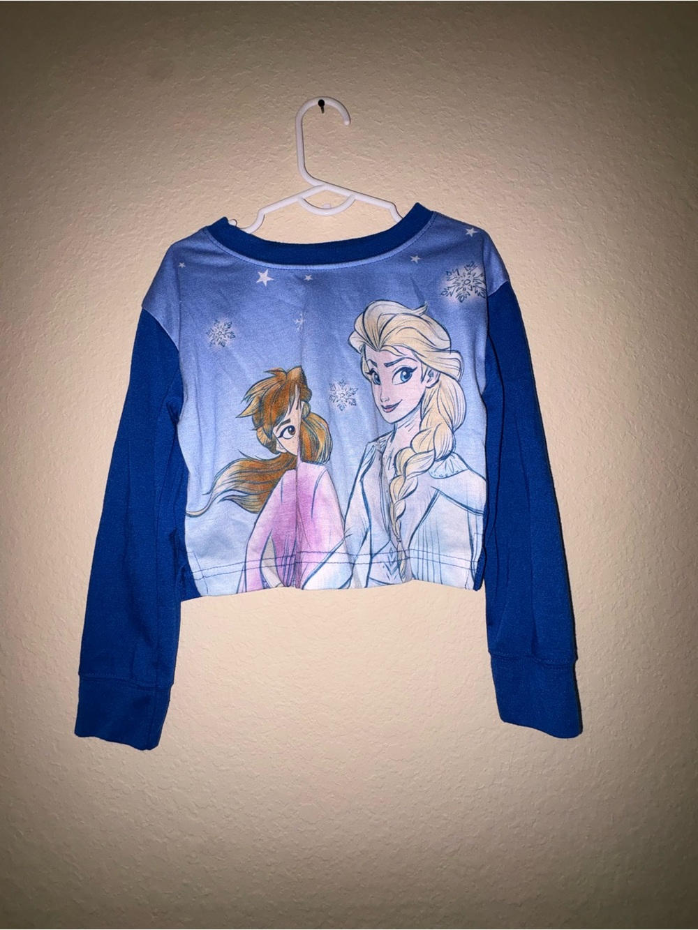 Disney Blue Frozen Crewneck Long Sleeve